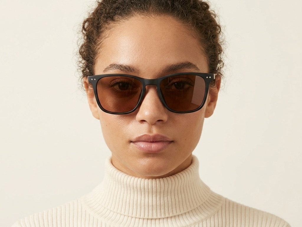 BS2503-0481_Black_Rectangular_Plastic_Sunglasses-tryon_female