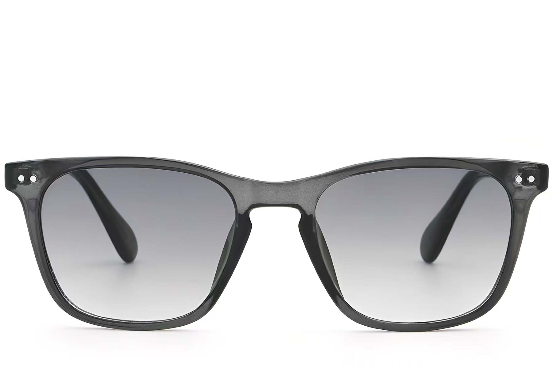 BS2503-0482_Grey_Rectangular_Plastic_Sunglasses_front