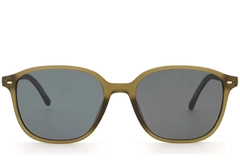 BS2503-0489_Green_Oval_Plastic_Sunglasses_front