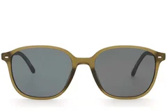 BS2503-0489_Green_Oval_Plastic_Sunglasses_front