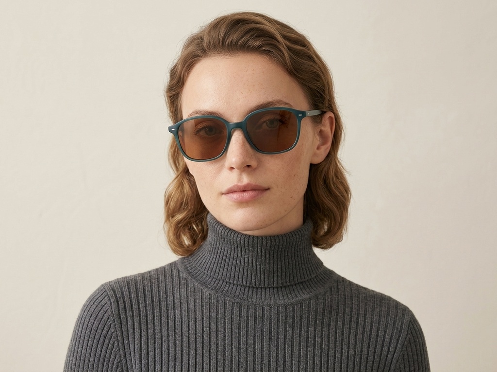 BS2503-0491_Green_Oval_Plastic_Sunglasses-tryon_female