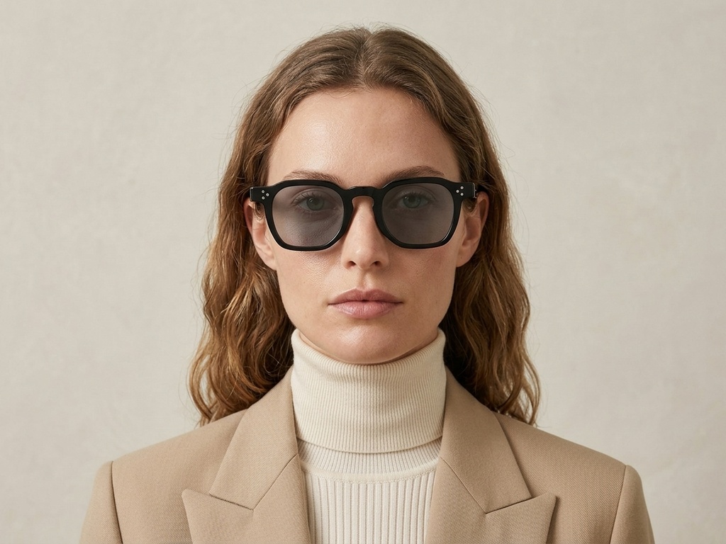 BS2503-0492_Black_Geometric_Plastic_Sunglasses-tryon_female