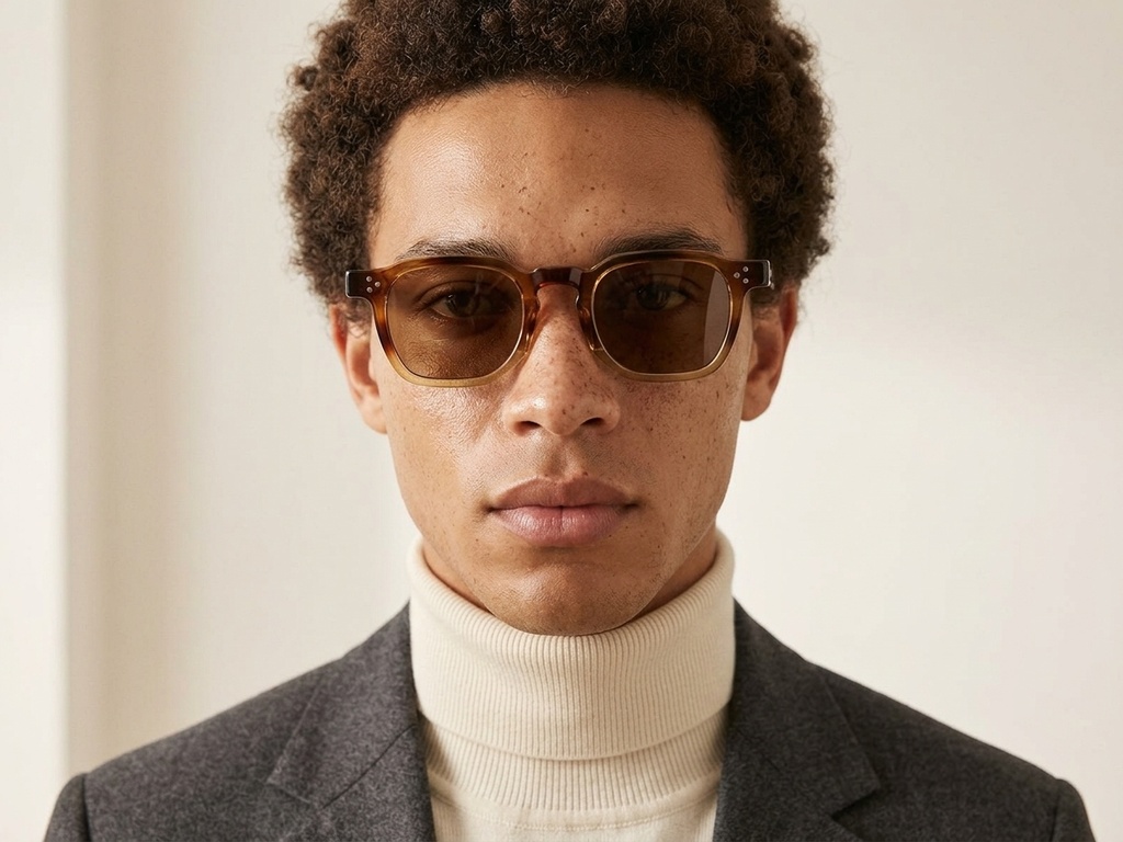 BS2503-0495_Tortoiseshell_Geometric_Plastic_Sunglasses-tryon_male