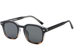 Rectangular Tortoiseshell Plastic Sunglasses #BS2503-0498