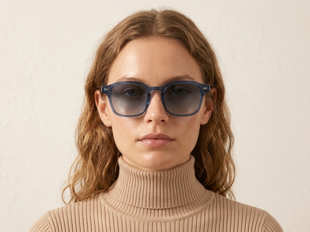 BS2503-0500_Blue_Rectangular_Plastic_Sunglasses-tryon_female