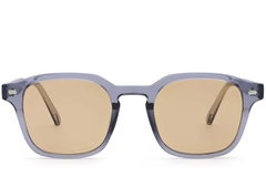 BS2503-0502_Purple_Rectangular_Plastic_Sunglasses_front