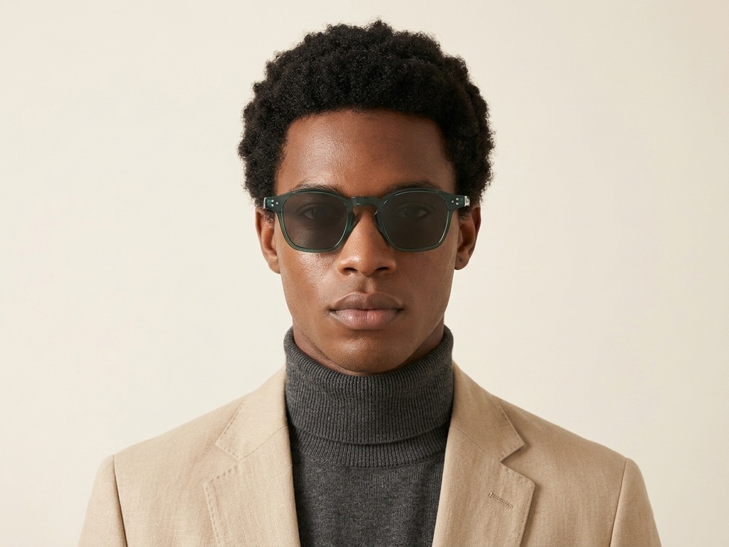 BS2503-0508_Green_Oval_Plastic_Sunglasses-tryon_male