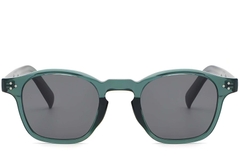 BS2503-0508_Green_Oval_Plastic_Sunglasses_front