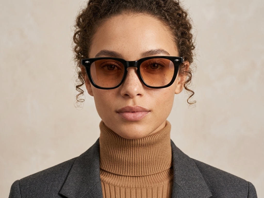 BS2503-0510_Black_Rectangular_Plastic_Sunglasses-tryon_female