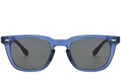 BS2503-0513_Blue_Rectangular_Plastic_Sunglasses_front