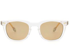 BS2503-0514_Transparent_Rectangular_Plastic_Sunglasses_front