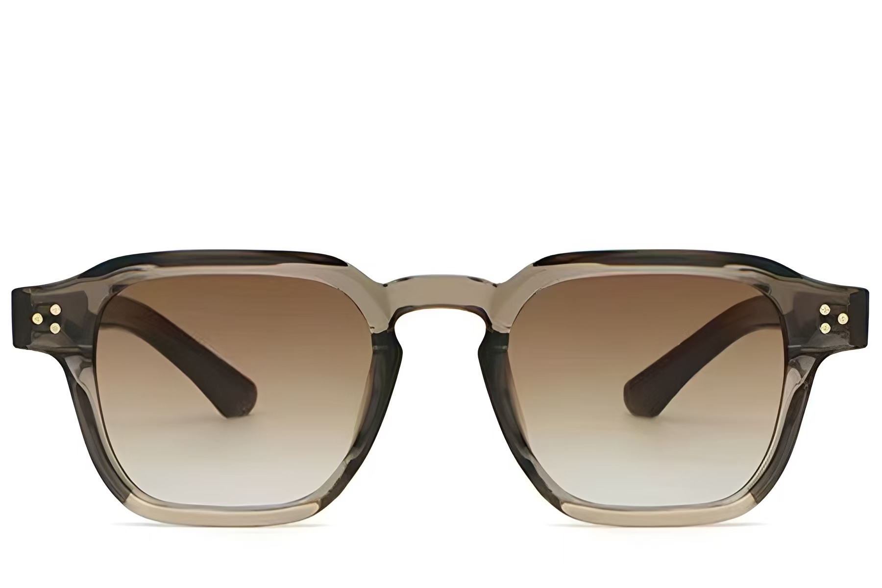 BS2513-0002_Brown_Rectangular_Plastic_Sunglasses_front