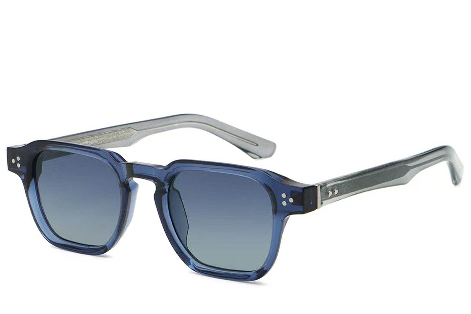 BS2513-0004_Blue_Rectangular_Plastic_Sunglasses_corner