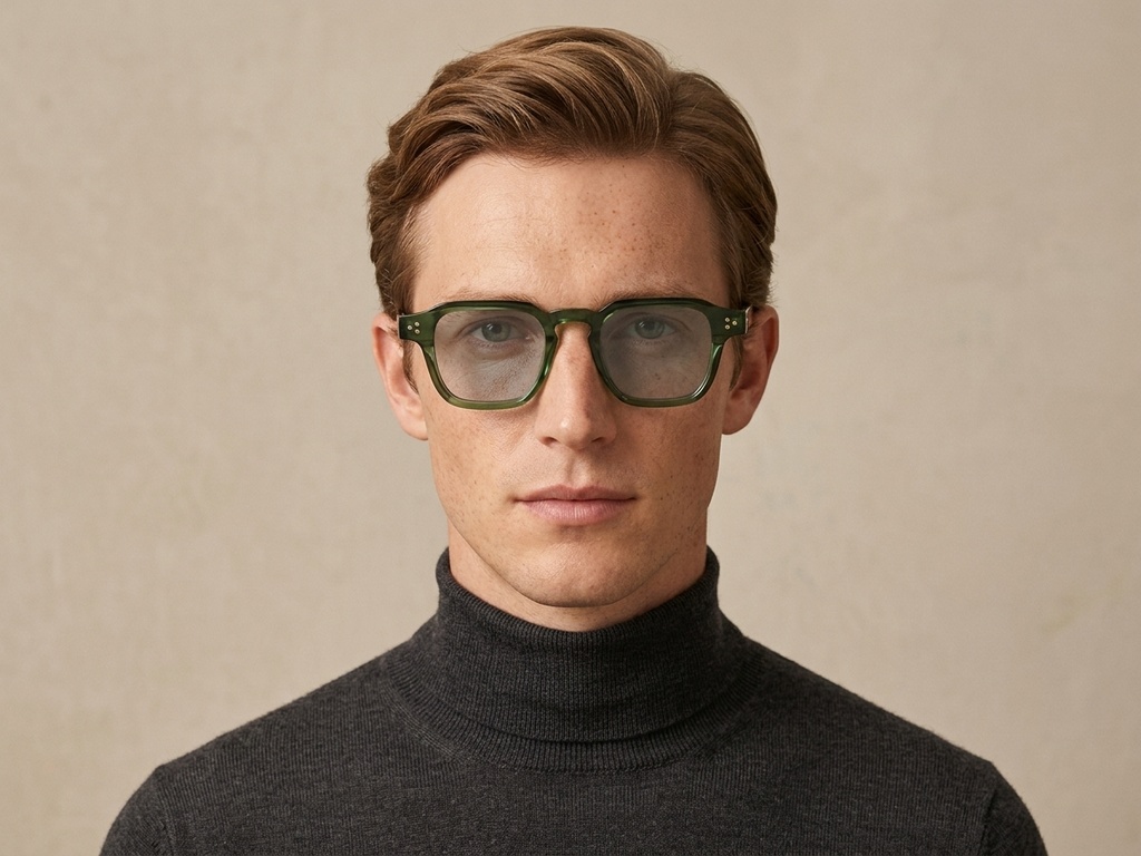 BS2513-0006_Green_Rectangular_Plastic_Sunglasses-tryon_male