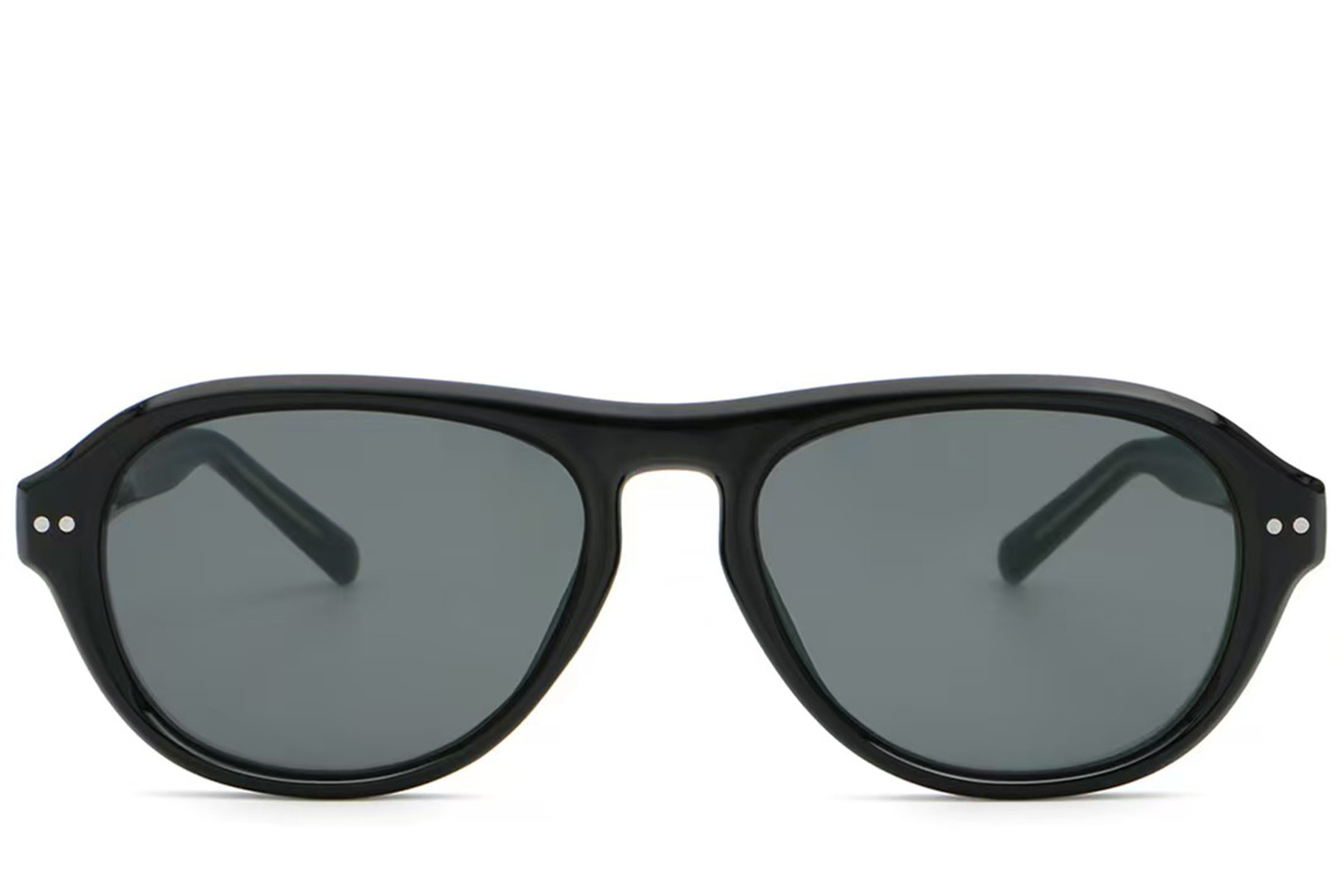 BS2513-0010_Black_Aviator_Plastic_Sunglasses_front
