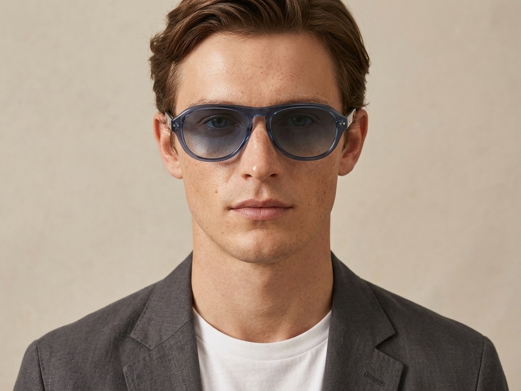 BS2513-0015_Blue_Aviator_Plastic_Sunglasses-tryon_male