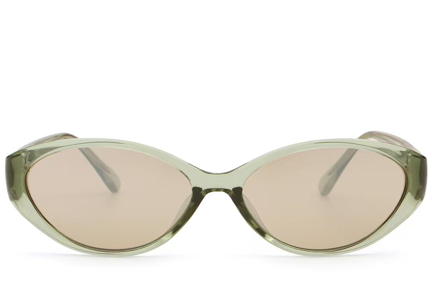 BS2513-0019_Green_Butterfly_Plastic_Sunglasses_front