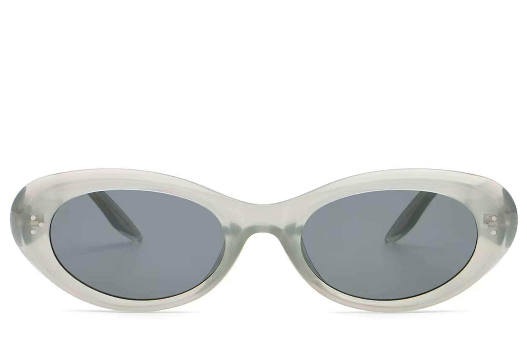 BS2513-0021_Grey_Butterfly_Plastic_Sunglasses_front