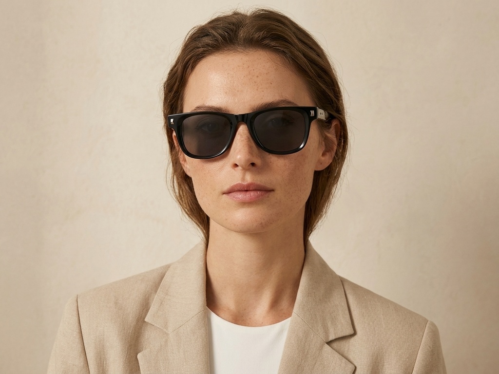 BS2513-0025_Black_Rectangular_Plastic_Sunglasses-tryon_female