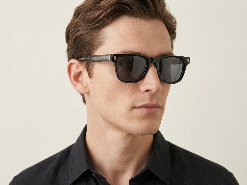 BS2513-0025_Black_Rectangular_Plastic_Sunglasses-tryon_male