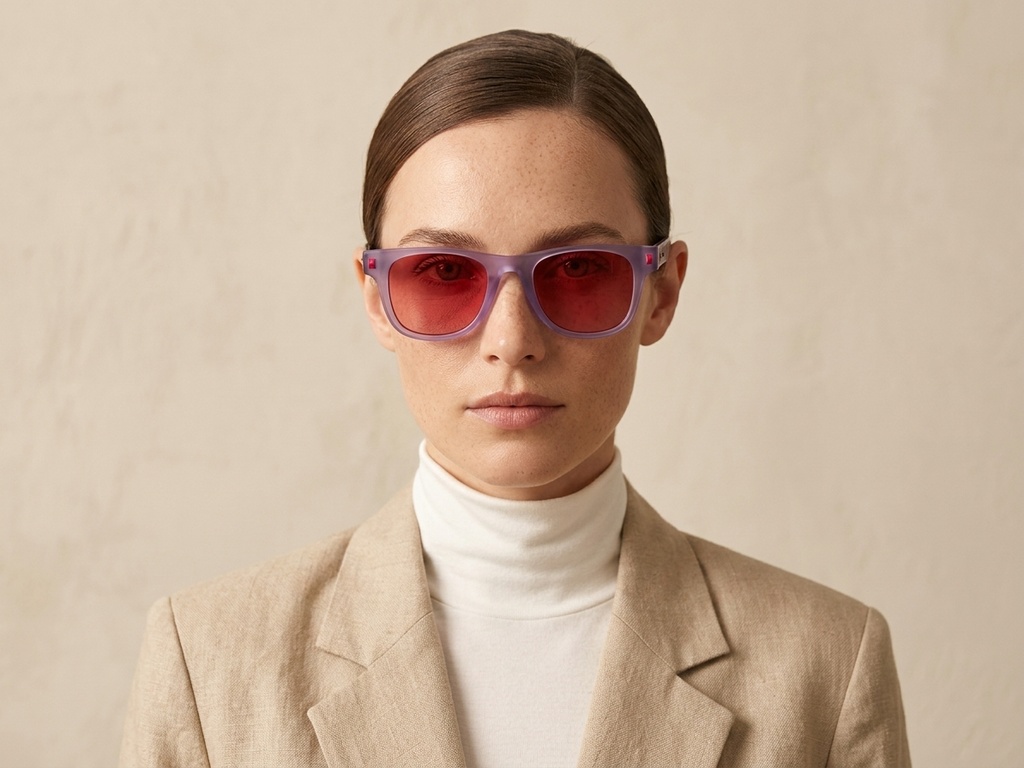 BS2513-0029_Purple_Rectangular_Plastic_Sunglasses-tryon_female