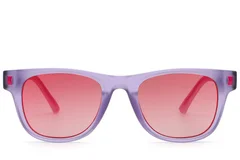 BS2513-0029_Purple_Rectangular_Plastic_Sunglasses_front