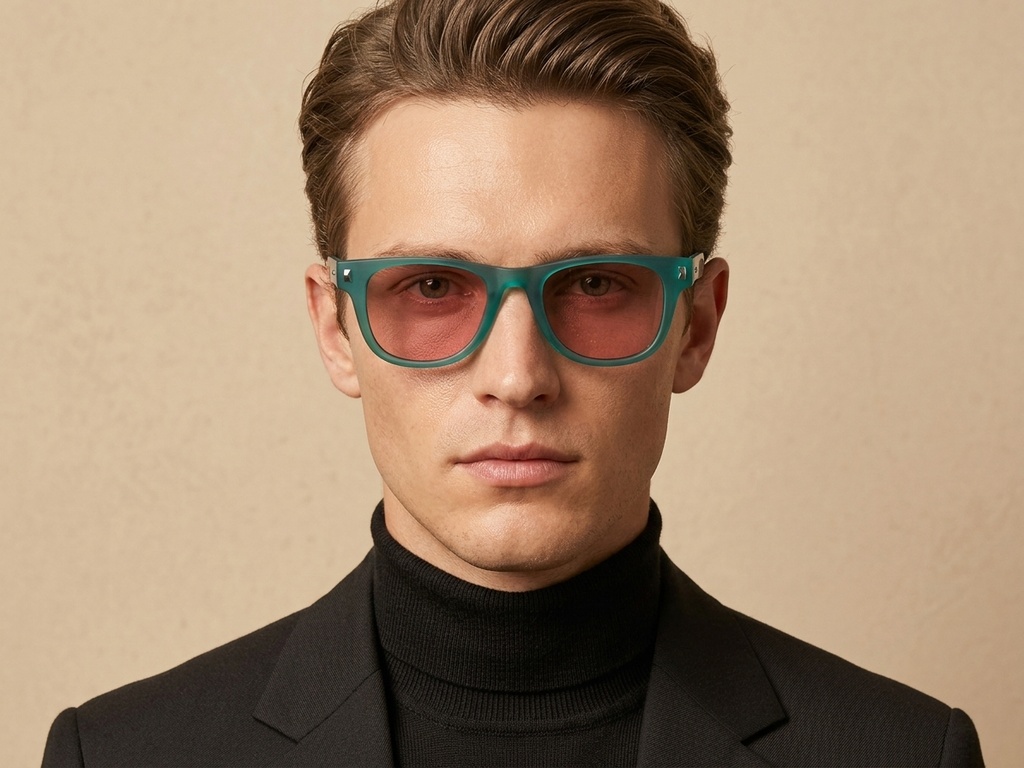 BS2513-0030_Green_Rectangular_Plastic_Sunglasses-tryon_male