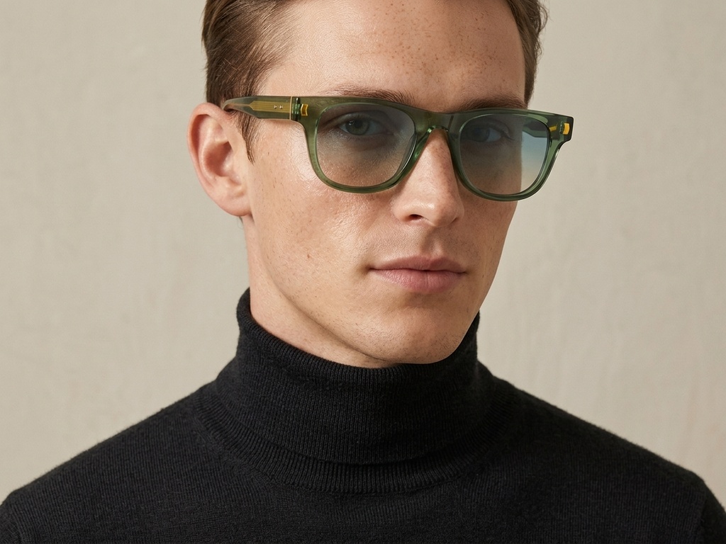 BS2513-0032_Green_Rectangular_Plastic_Sunglasses-tryon_male
