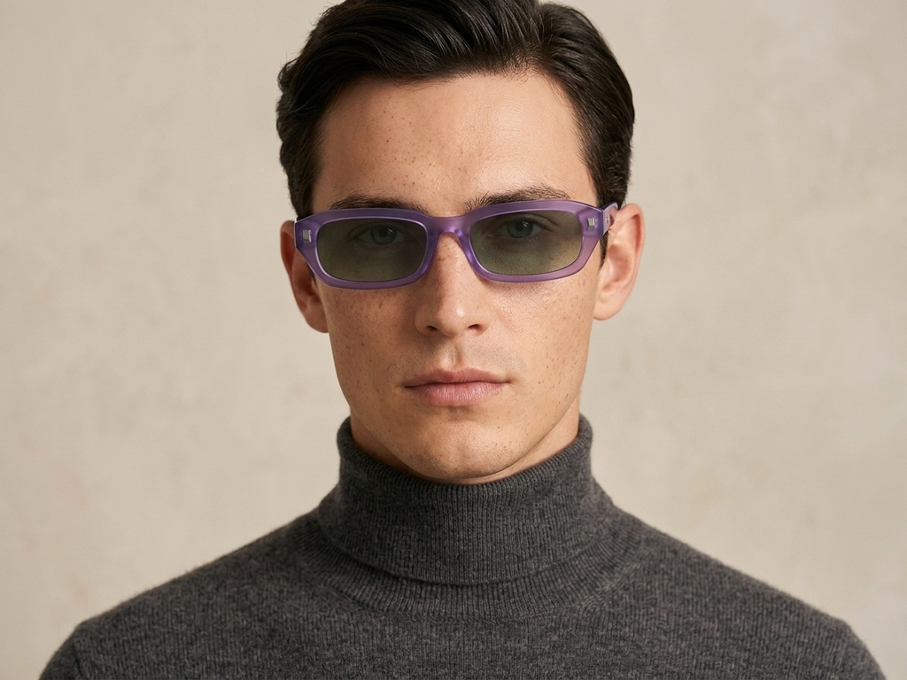 BS2513-0033_Purple_Rectangular_Plastic_Sunglasses-tryon_male