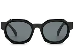 BS2513-0034_Black_Geometric_Plastic_Sunglasses_front