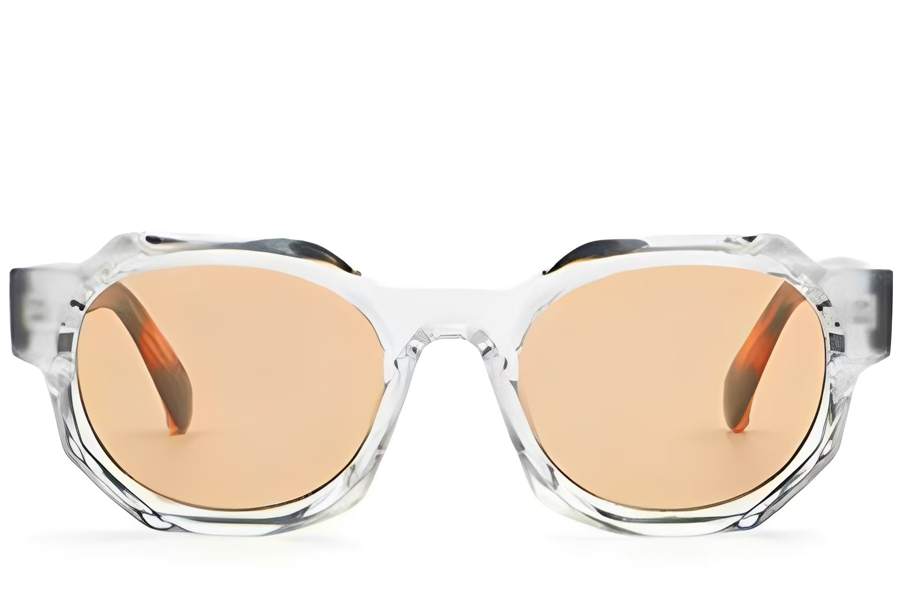 BS2513-0039_Transparent_Geometric_Plastic_Sunglasses_front