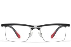 BS2519-0002_Black_Rectangular_Ultem_Glasses_front
