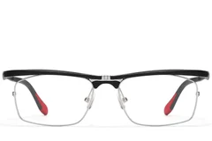 BS2519-0007_Black_Rectangular_Ultem_Glasses_front