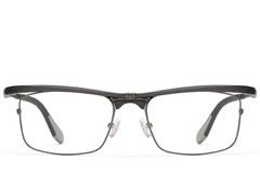 BS2519-0018_Grey_Rectangular_Ultem_Glasses_front