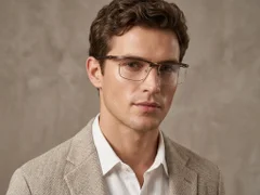 BS2519-0020_Brown_Rectangular_Ultem_Glasses_corner-tryon_male