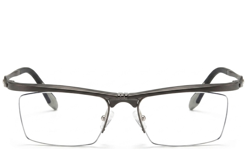 BS2519-0023_Grey_Semi-rimless_Ultem_Glasses_front