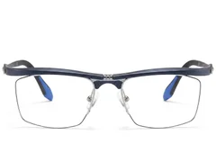 BS2519-0029_Blue_Semi-rimless_Ultem_Glasses_front