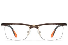 BS2519-0030_Brown_Semi-rimless_Ultem_Glasses_front