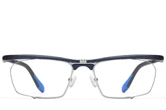 BS2519-0034_Blue_Semi-rimless_Ultem_Glasses_front