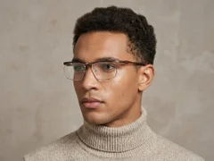 BS2519-0035_Brown_Semi-rimless_Ultem_Glasses_corner-tryon_male