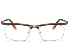 BS2519-0035_Brown_Semi-rimless_Ultem_Glasses_front