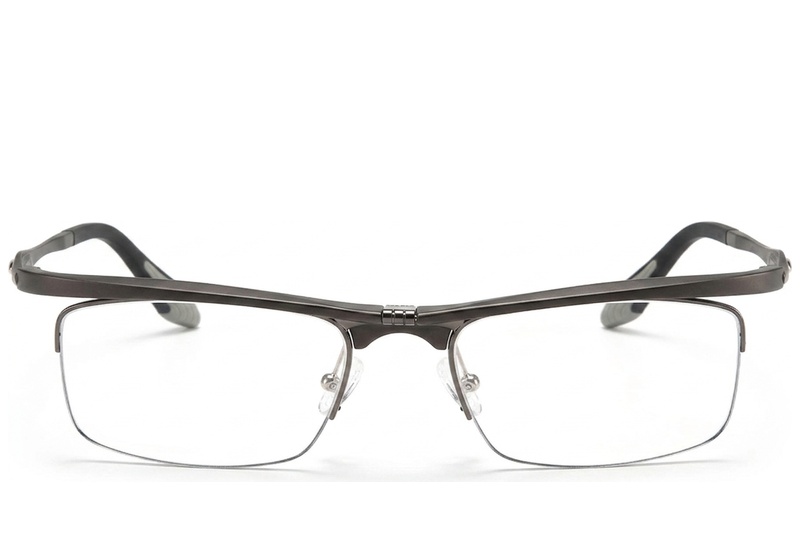 BS2519-0038_Grey_Semi-rimless_Ultem_Glasses_front