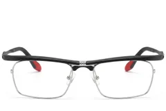 BS2519-0042_Black_Rectangular_Ultem_Glasses_front