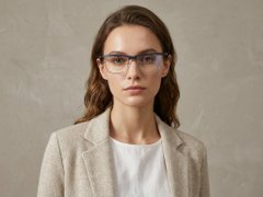 BS2519-0044_Blue_Rectangular_Ultem_Glasses_corner-tryon_female