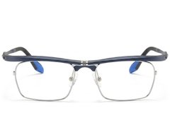 BS2519-0044_Blue_Rectangular_Ultem_Glasses_front