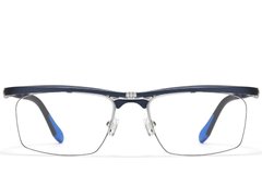 BS2519-0049_Blue_Semi-rimless_Ultem_Glasses_front