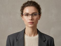 BS2519-0071_Grey_Semi-rimless_Ultem_Glasses_corner-tryon_female