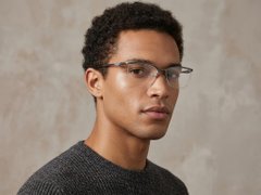 BS2519-0071_Grey_Semi-rimless_Ultem_Glasses_corner-tryon_male