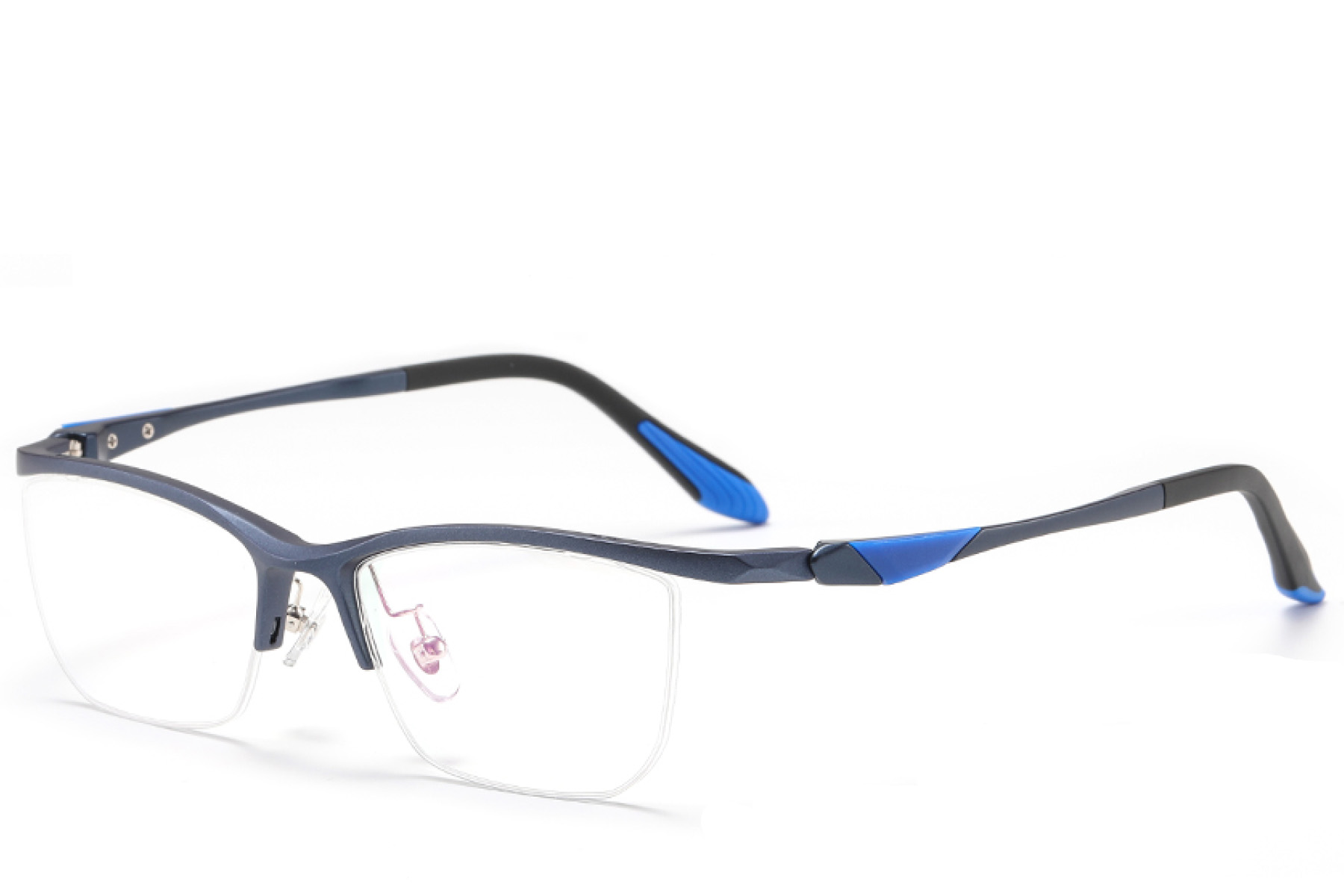 BS2519-0072_Blue_Semi-rimless_Ultem_Glasses_corner
