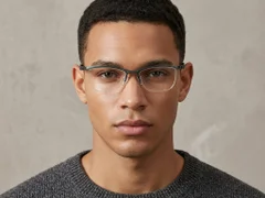 BS2519-0073_Green_Semi-rimless_Ultem_Glasses_corner-tryon_male